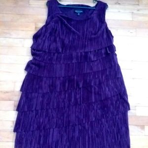 Purple Tiered Party dress